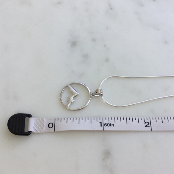 Sterling Silver Mountains Necklace - Picture 5 of 14